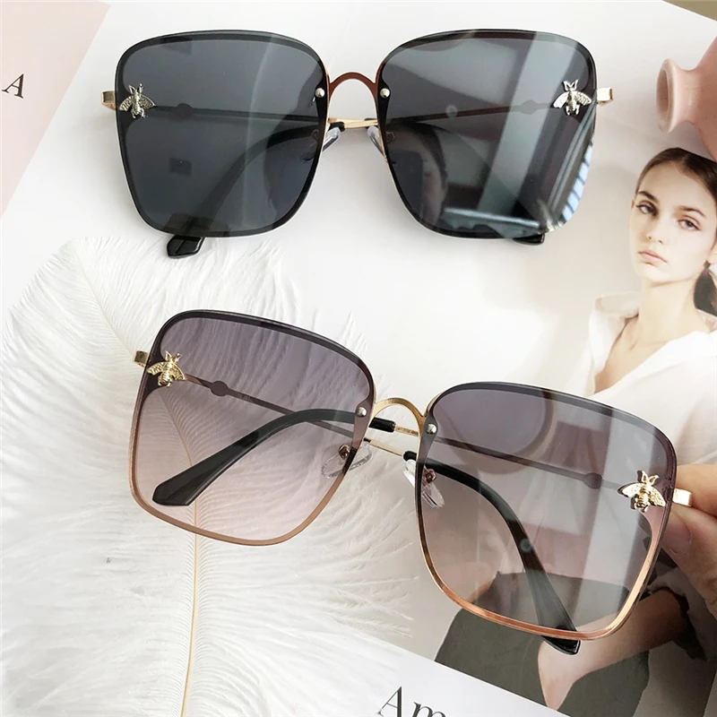 Квадратные Солнцезащитные очки больших размеров для мужчин и женщин, солнцезащитные очки знаменитостей, мужские очки для вождения суперзвезды, роскошные брендовые дизайнерские женские очки UV400