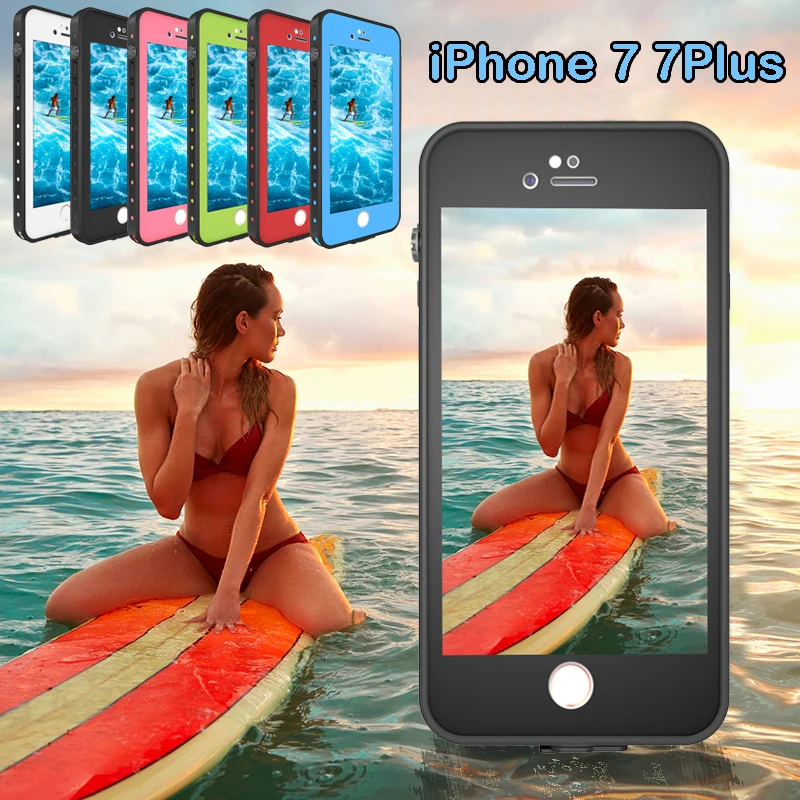 Купить Redpepper Snow Waterproof Diving Swimming Photograph Case Box for iPhone 7 7Plus 2Meter case  | Отзывы и видеообзор (32813994745)