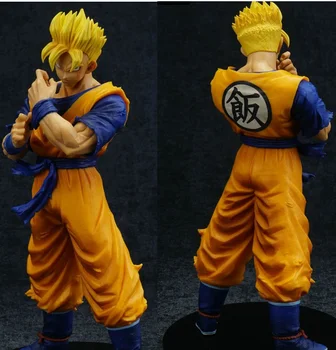 

8''Anime Dragon Ball Z Action Figure Super Saiyan Goku Son Gohan Resolution of Warrior PVC Super Solider Figurine gift