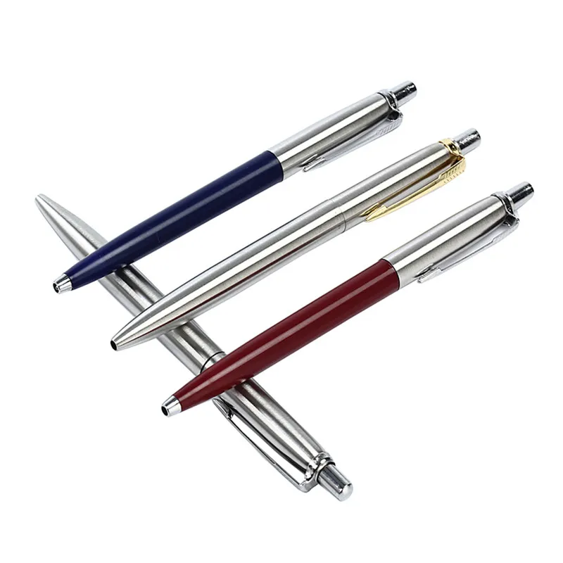 1PCS/LOT GENKKY Ballpoint Pen New Arrival Commercial metal ballpoint pen gift pen core solventborne automatic ballpoint pen цена 1PCS/LOT GENKKY Ballpoint Pen New Arrival Commercial metal ballpoint pen gift pen core solventborne automatic ballpoint pen цены онлайн
