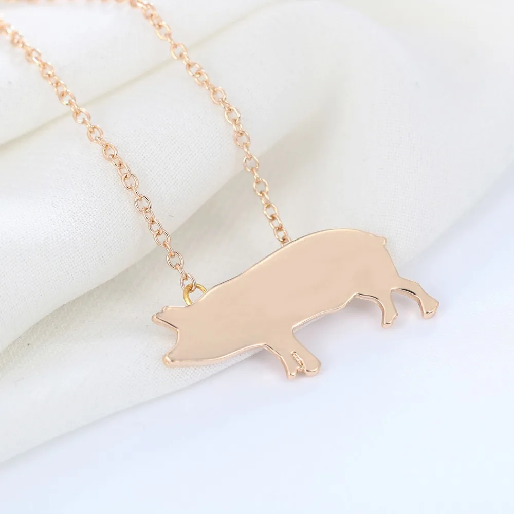 Женское ожерелье с подвеской в виде свиньи|drop necklace|fashion necklacenecklace drop |
