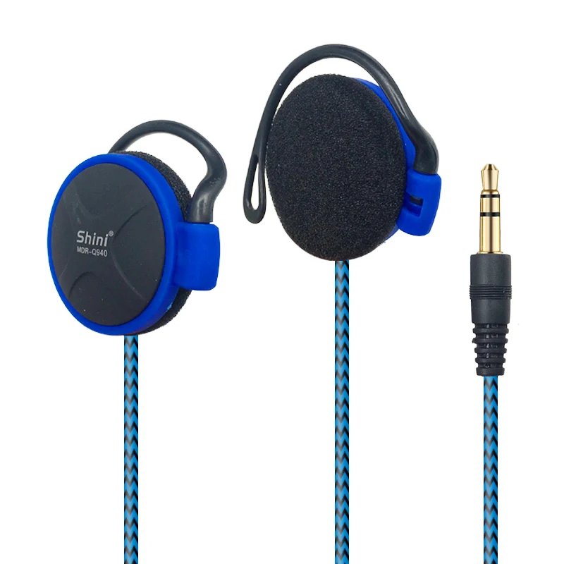 Shini Q940 سماعات 3.5 مللي متر سماعة مشبك الأذن سماعة ل Mp3 لاعب الكمبيوتر المحمول الهاتف سماعة الجملة