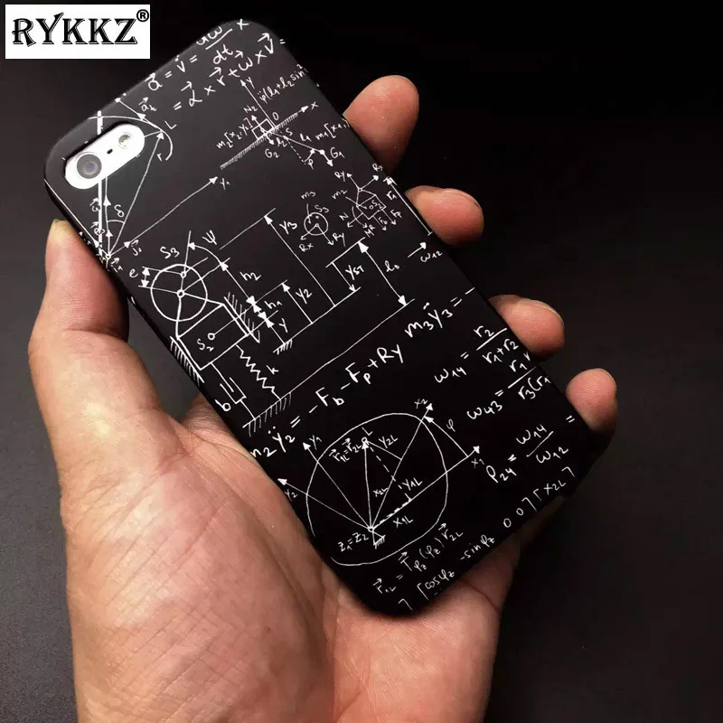 

Funny Maths Physics Chemistry Formula Case Coque for iPhone 6 6s Plus Soft TPU Cover Skin for iPhone 7 7 Plus Capa Funda Hull