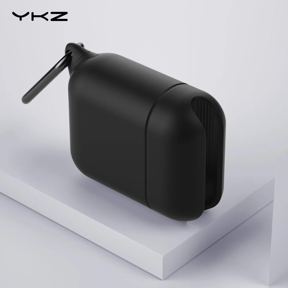YKZ Мягкий силиконовый чехол для Airpods Водонепроницаемый Анти-пыль беспроводной