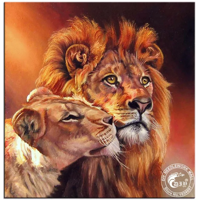 Lion King Home Decor Talentneeds Diy 5d Diamond Painting Cross Sch Kits Lion King U0026 Queen Home Decor 100 Round