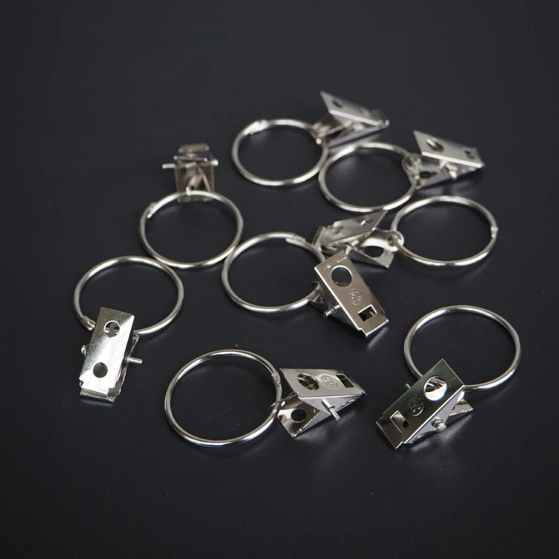 

30pcs/ lot Curtain hook clip small clip curtain ring curtain rod quoined buckle socks underwear clips