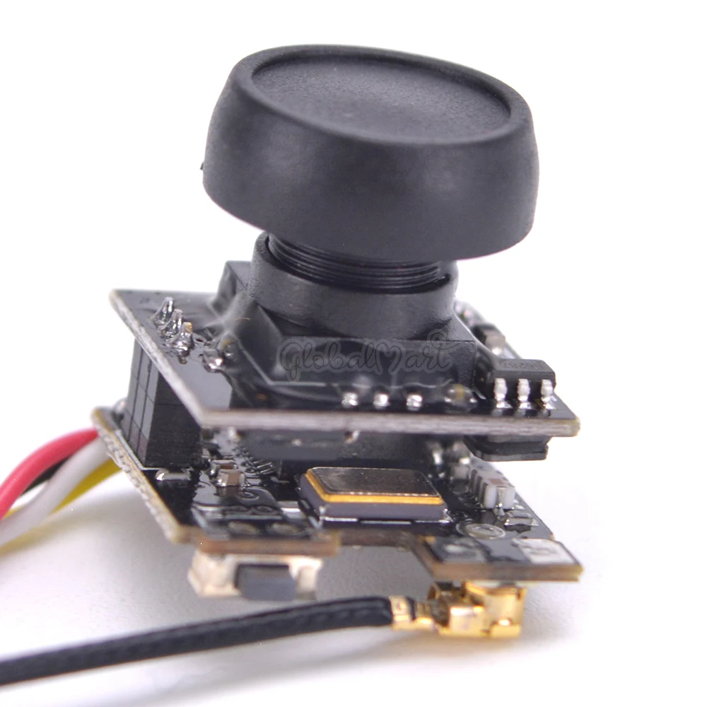 5.8G 800TVL HD Micro CMOS FPV Camera 150 Degree Angle Of View Ultralight NTSC  PAL Switchable VTX 25mw for Accessories RC Drone (6)