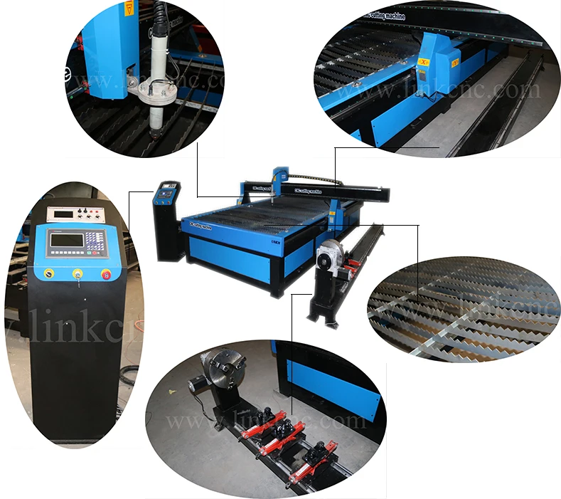 Самые популярные Cnc Металла плазменный резак резки с роторной осью для трубы Лист Труба доска