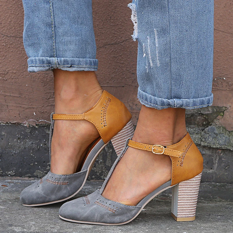 

Summer female sandals sexy heels single shoes women shoes in Europe and America 2019 spring fashion trend
