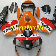 Мотоцикл обтекатель комплект для HONDA CBR600RR F5 03 04 CBR 600RR CBR 600 RR 2003 2004 ABS красные, оранжевые черные обтекатели комплект+ подарки HL35