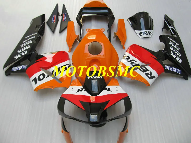 

Motorcycle Fairing kit for HONDA CBR600RR F5 03 04 CBR 600RR CBR 600 RR 2003 2004 ABS Red orange black Fairings set+gifts HL35