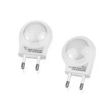 Милый светодиодный мини-светильник с розеткой и датчиком включения/выключения с европейской вилкой, настенный светильник 110-240 в, светодиодный светильник для маленьких детей, спальни, домашний ночной Светильник ing