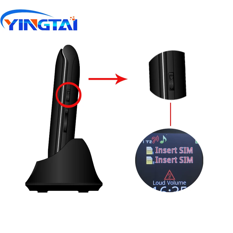 Раскладной телефон YINGTAI T21 3G MTK6276 большая клавиатура/кнопка SOS 800 мАч 2 4 дюйма