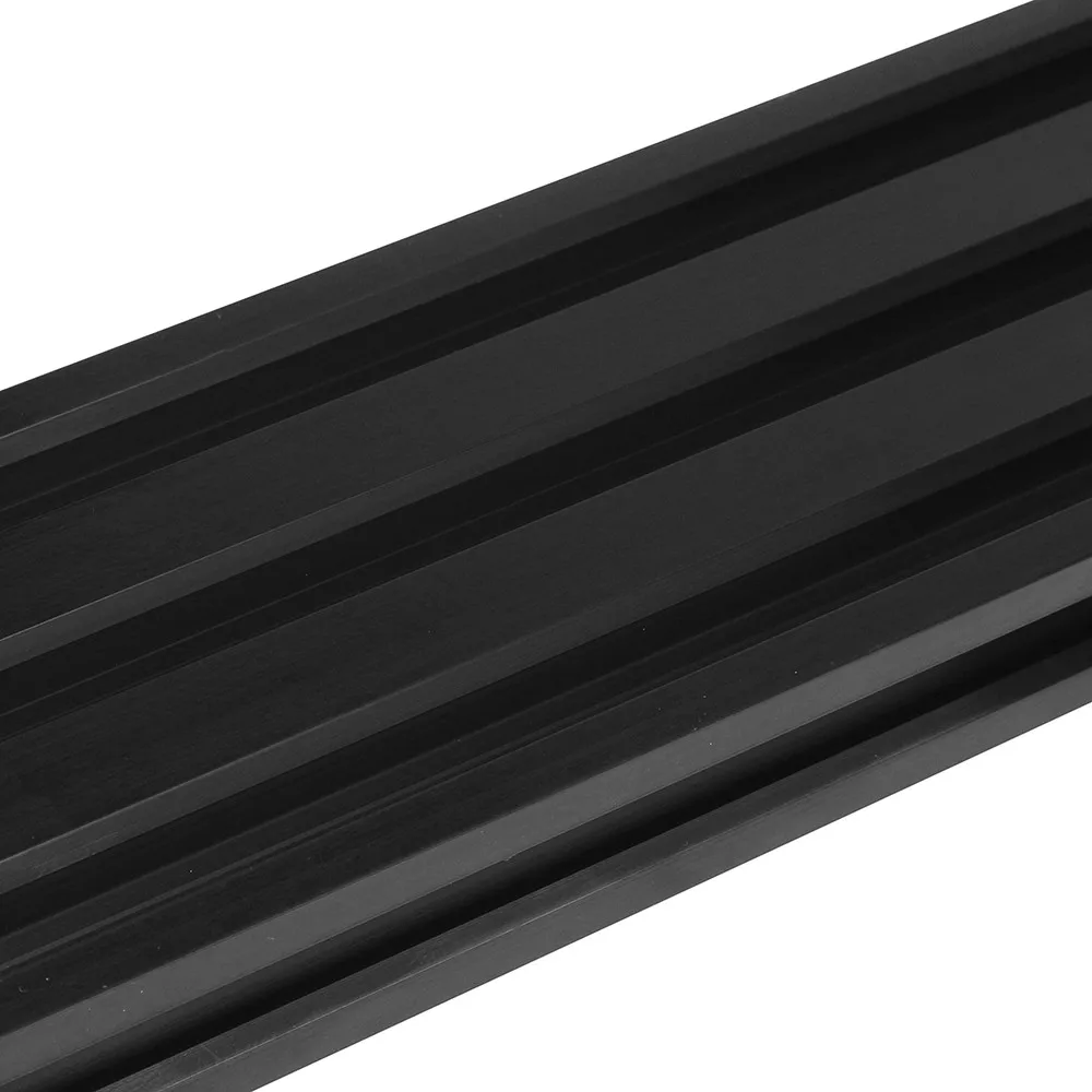 Черный 200-1000 мм 2060 V-Slot алюминиевый профиль экструзионная рама для лазерный гравировальный станок с ЧПУ 3d принтер мебель по дереву DIY