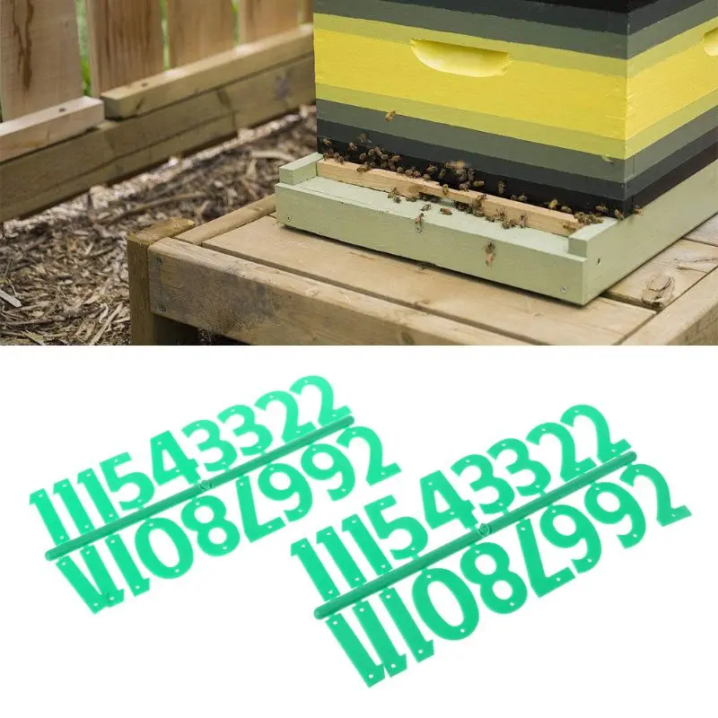 2 шт. улей цифровой номер коробка с пчелами знак рамка оборудование для пчеловодства инструмент Пчеловодство маркировочная доска Прямая поставка поддержка