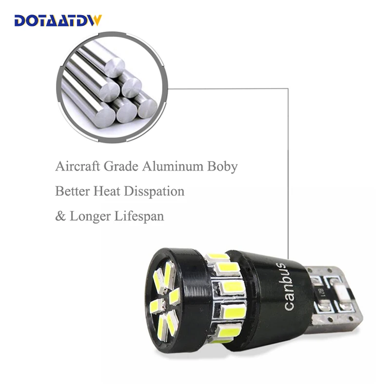 2x W164 T10 W5W 18 светодиодный 3014SMD парковочные огни Sidelight без ошибок для Opel Astra h j g Corsa Zafira Insignia Vectra b c d