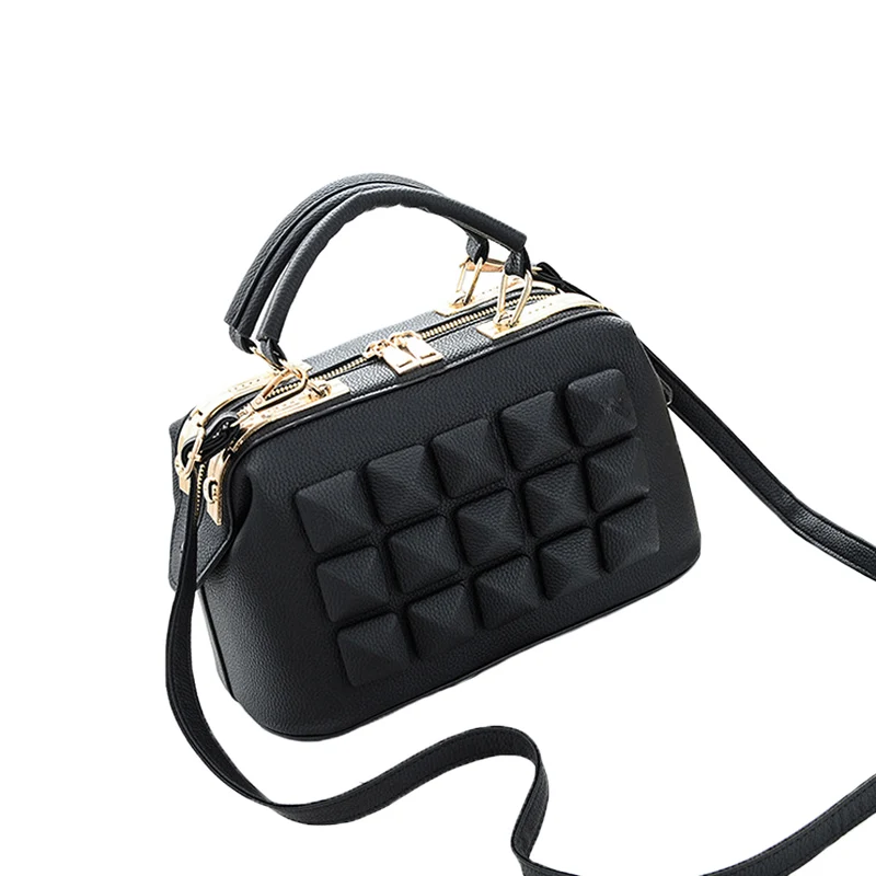 Women Boston Messenger Bag PU Leather Luxury Handbags Female Bags Designer Evening Party Shoulder Bags Casual Bolsa Tote SS0321 (4)