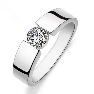 Мужские кольца из серебра 30% пробы с фианитом|jewelry gift|ring jewelrymen wedding |