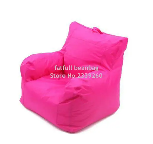 COVER ONLY , no filler-with side pocket and handle design big joe pink Fashion fabric armchair furniture, relax bean armchair