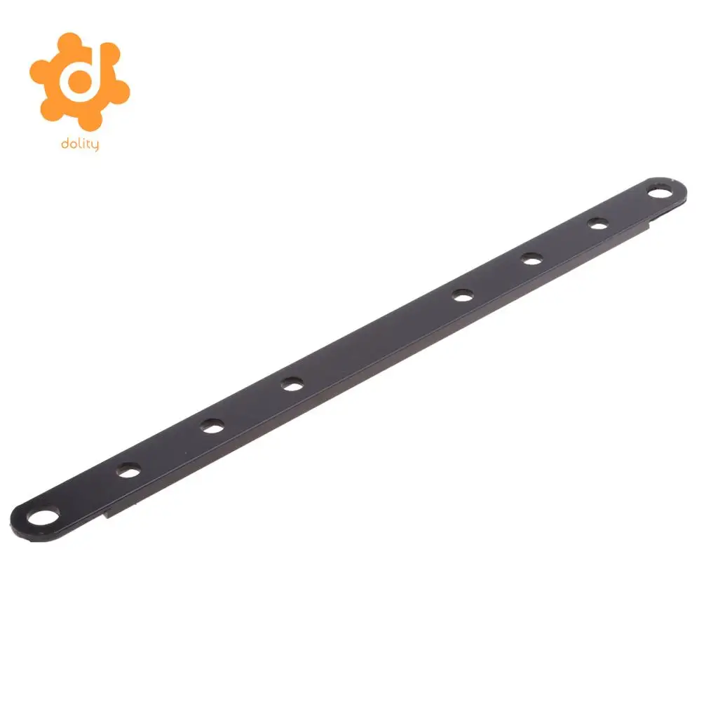 12' Motorcycle Hanger Strap Universal Exhaust Muffler Drilled Bracket Black