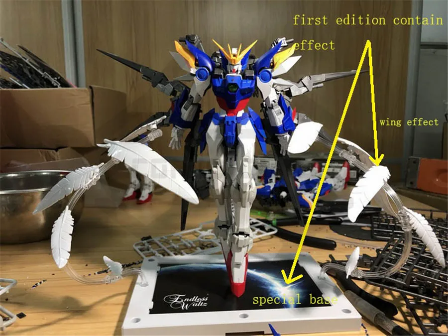 Comic Club первое издание модель сердце MG 1/100 Крыло gundam zero ew fix ver. Фигурка робота в сборке