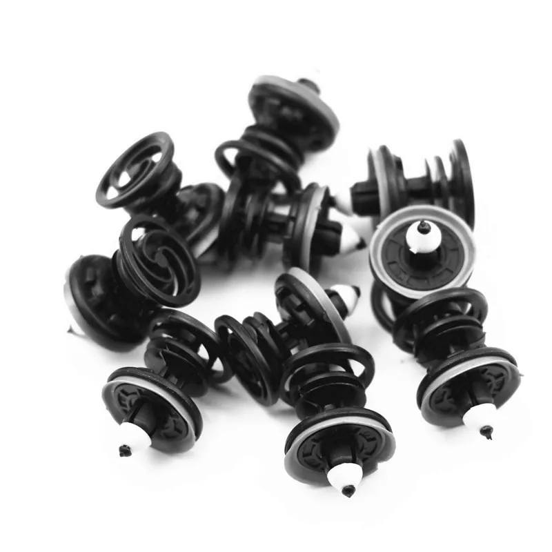 

10pc Car Trim Panel Fastener Clips Interior Door Card Auto Fender Bumper Retainer Plastic Rivet For VW Volkswagen T5 Transporter