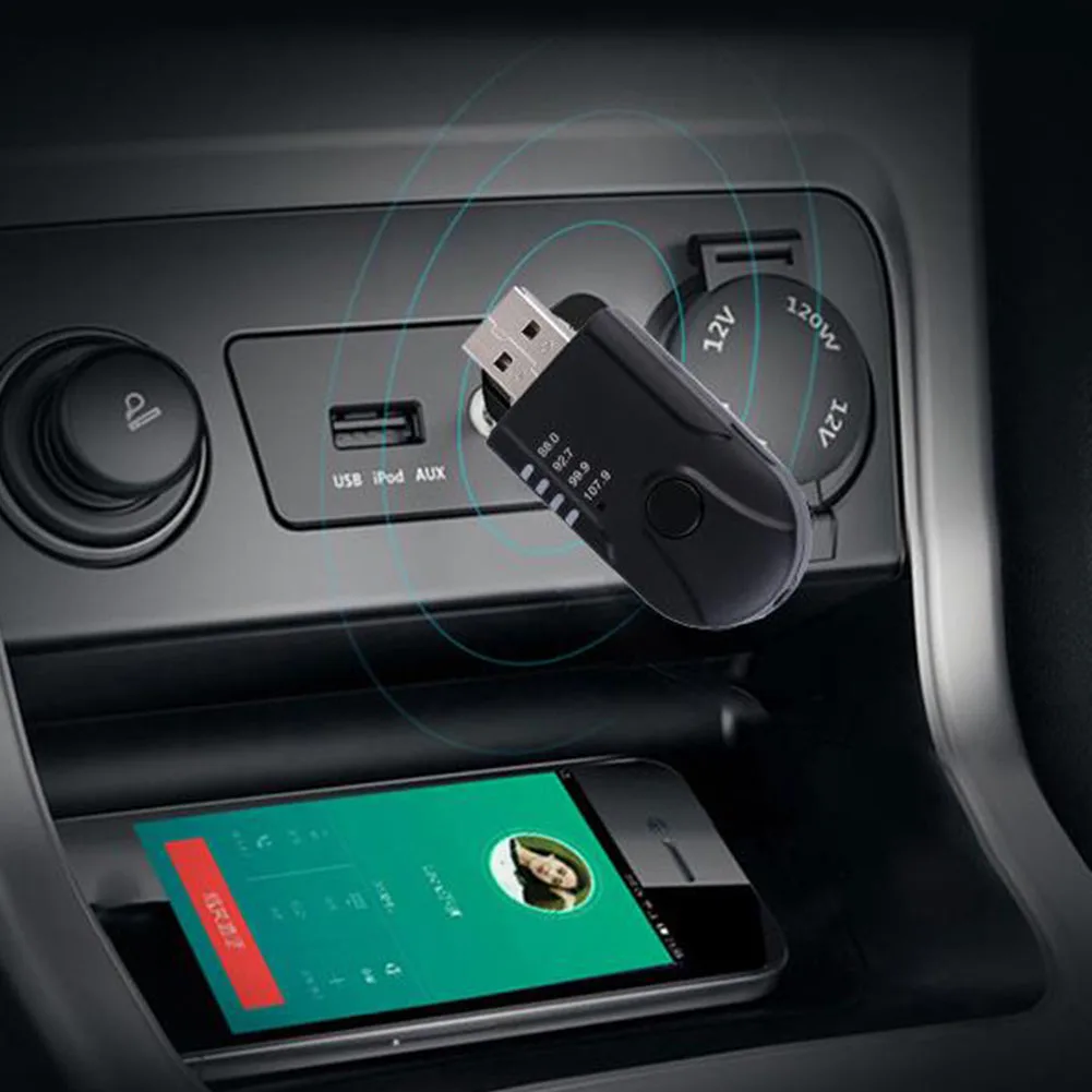 

Portable Receiver Radio USB Bluetooth Mini Auto Handsfree Music Audio FM Transmitter Wireless Accessories Car For BT-08