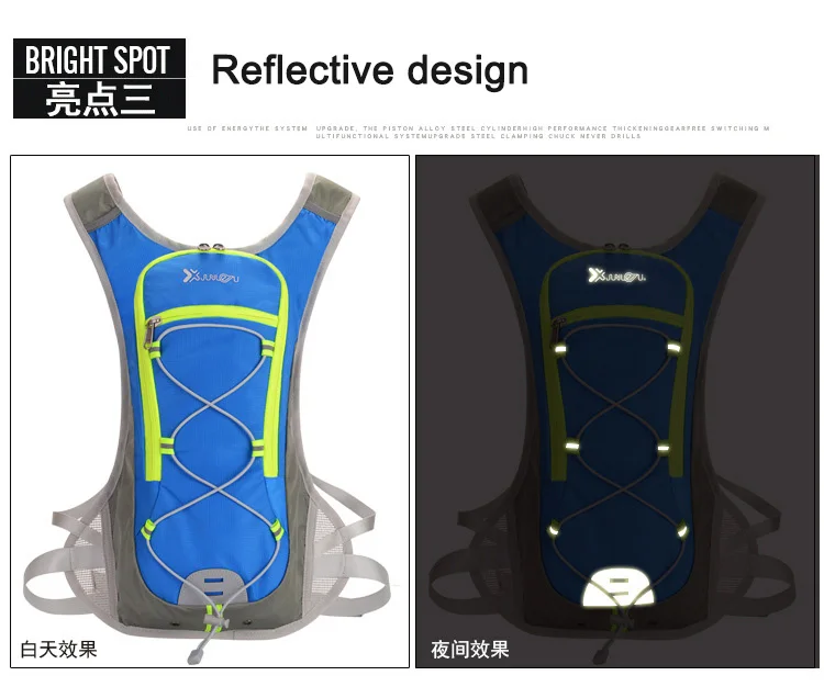 Perfect 2In 1 Cycling Backpack Water Bag Waterproof Shoulder Backpack Ultralight Sport Riding MTB Hydration Backpack Running Bicycle Bag 79