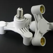 E14 3 головок E14 световая база с лампами лампы адаптер конвертер E14 лампы адаптер держатель E27 3 головок E14