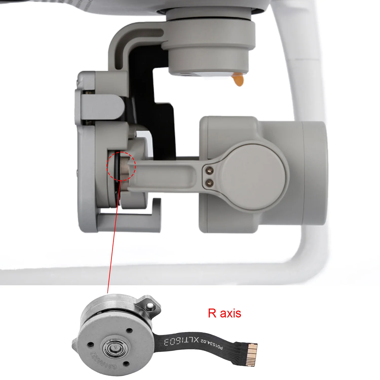 

SUNNYLIFE Roll Motor Gimbal Camera Replacement Repair Part for DJI Phantom 4 Phantom4 4 Pro 4Pro Drone Accessories Gadgets
