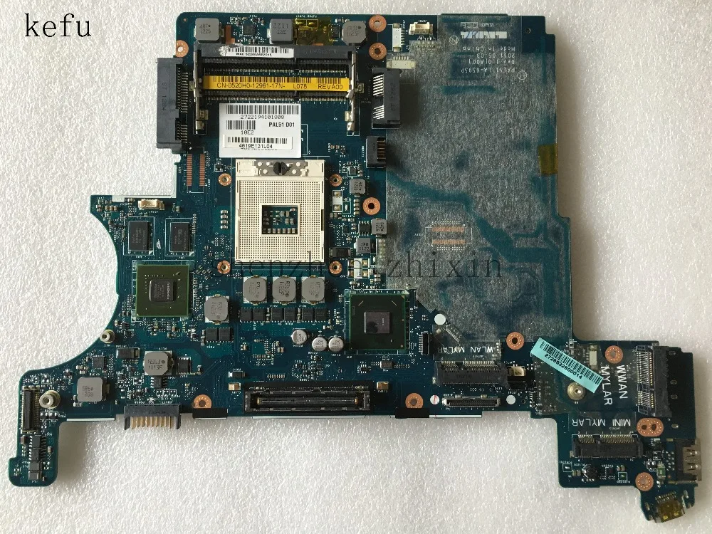 

KEFU For Dell E6420 Laptop motherboard PAL51 LA-6595P QM67 PGA989 0520H0 CN-0520H0 With graphic card