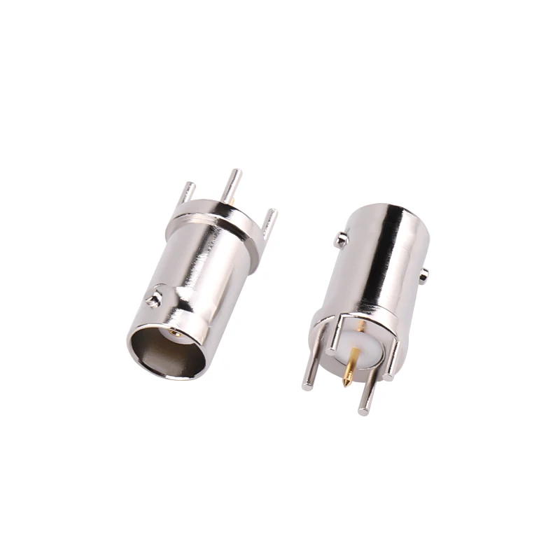Sindax 50 Ом BNC Гнездовой вертикальный PCB через отверстие прямой разъем коаксиальный