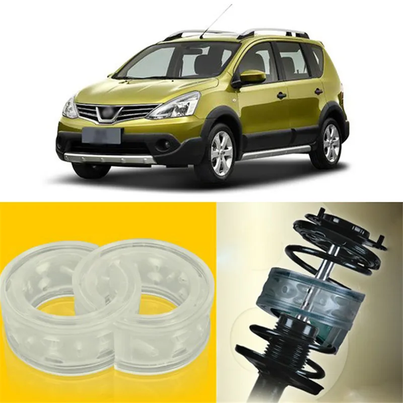 

2pcs Super Power Front Shock Absorber Coil Spring Cushion Buffer For Nissan Livina