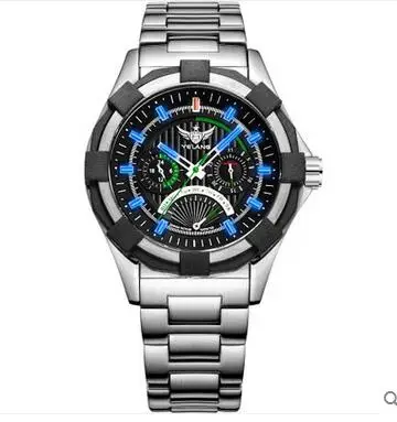 Yelang мужской Тритий светильник наручные часы Япония Кварцевые Дата день водонепроницаемый 100 м спортивные часы - Цвет: 2