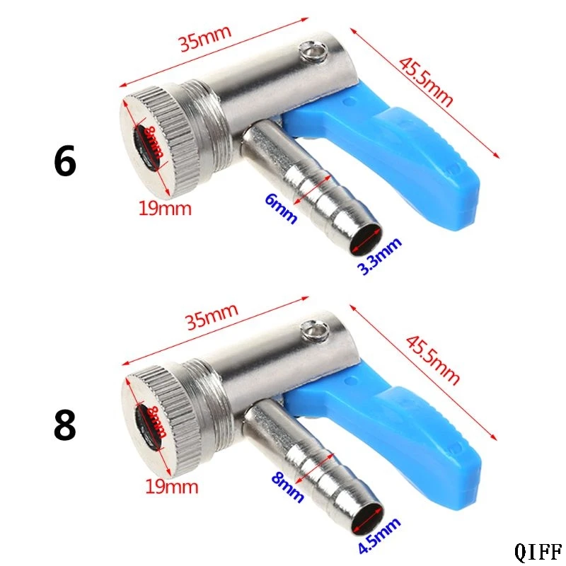 

Dropshipping Bicycle Air Pump Head Inflator Connector Valve 6mm/8mm MTB Bike Parts Cycling Copper Accessories Adapter APR28