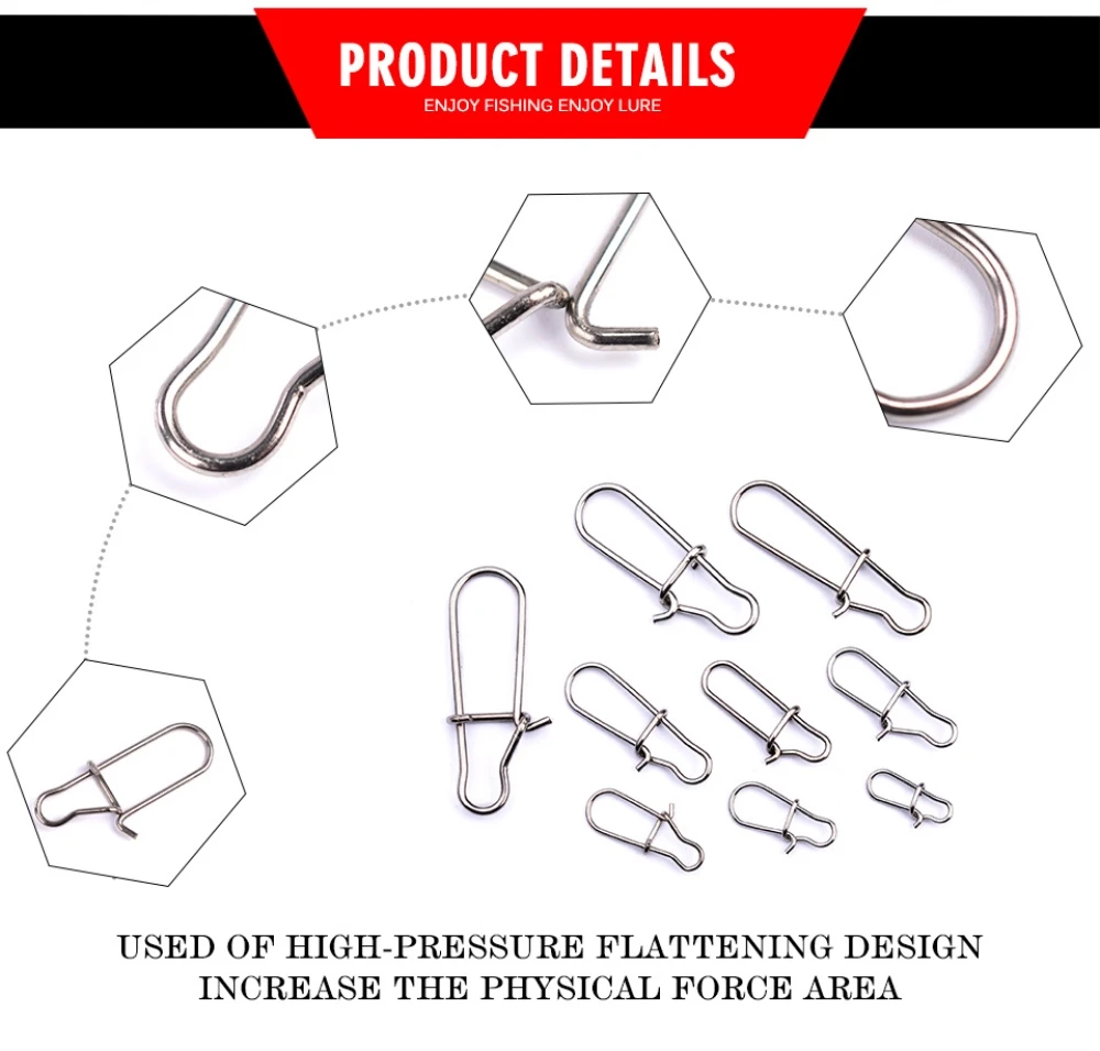 50 шт./лот NiceFastlock оснастка 0#-8# рыболовный бочонок поворотный крючок безопасности оснастка контактный разъем 12 мм-33,5 мм Поворотный оснастка рыболовные снасти