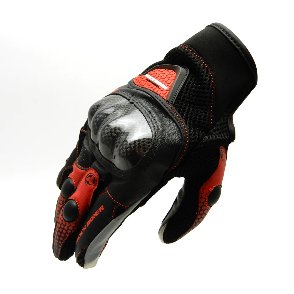 

Motorcycle Gloves MEN Gloves Breathable Gloves Touch Screen Cycling Protective Carbon Fiber Gloves WOMEN Short type