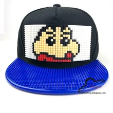 8 лет для взрослых кирпич карандаш Shin-chan оснастки обратно бейсболка хип хоп плоский уплотнитель