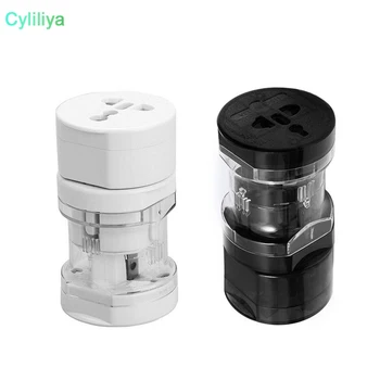 

100pcs UTA Universal Electrical Plug Adapter Travel Power Socket Converter Outlet All in One Worldwide Use for US/ UK/ EU/ AU