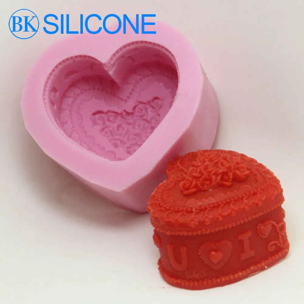 birthday cake Chocolate mold Cake mold cooky mold LZ0102 silica