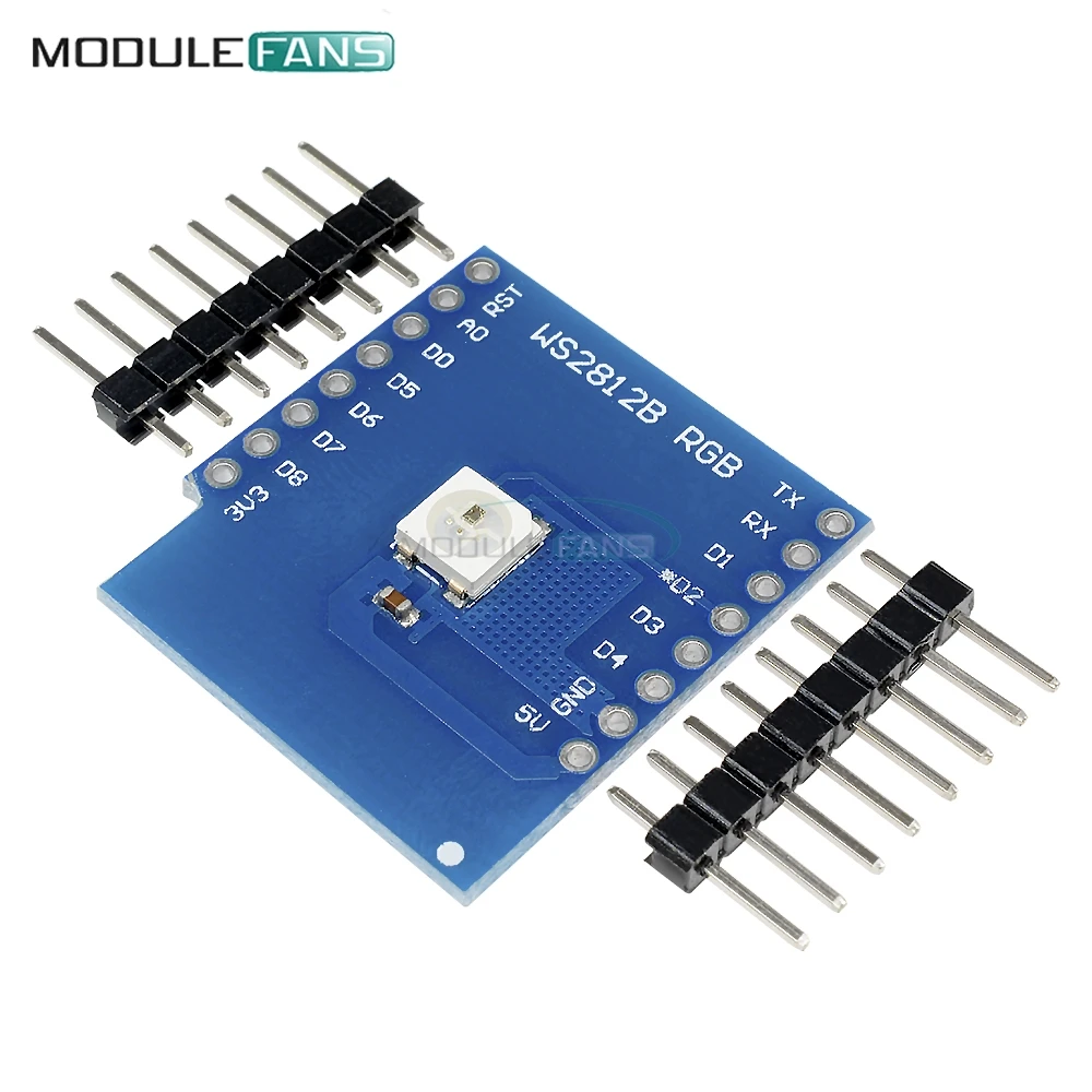Esp8266 для WeMos D1 mini Module WS2812B щит RGB Mini ESP8266 Модульная плата с HT Pins Esp8266|module board|wemos d1d1 |