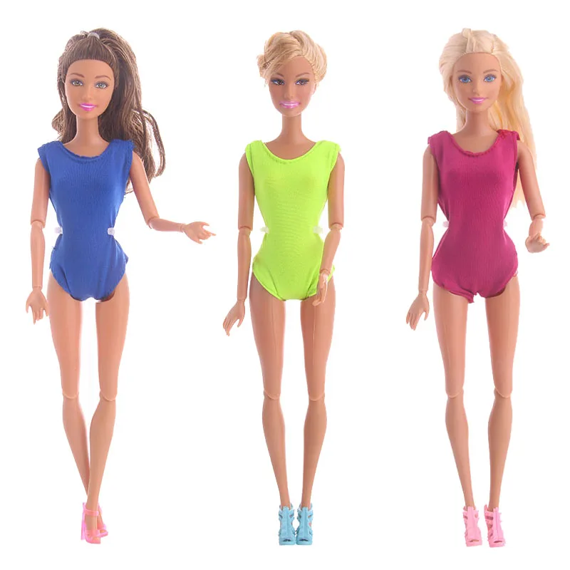 

ZWSISU colorful Fashion Handmade Princess Dress Sexy tight skirt swimsuit Clothes Gown For Doll