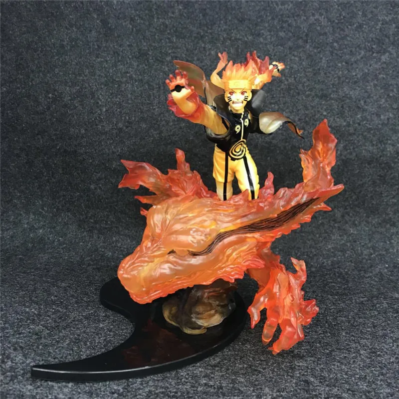 Anime Naruto: Shippuden Rikudousennin Modo Uzumaki Naruto Susanoo Uchiha Sasuke PVC Action Figure Collectible Model Toy