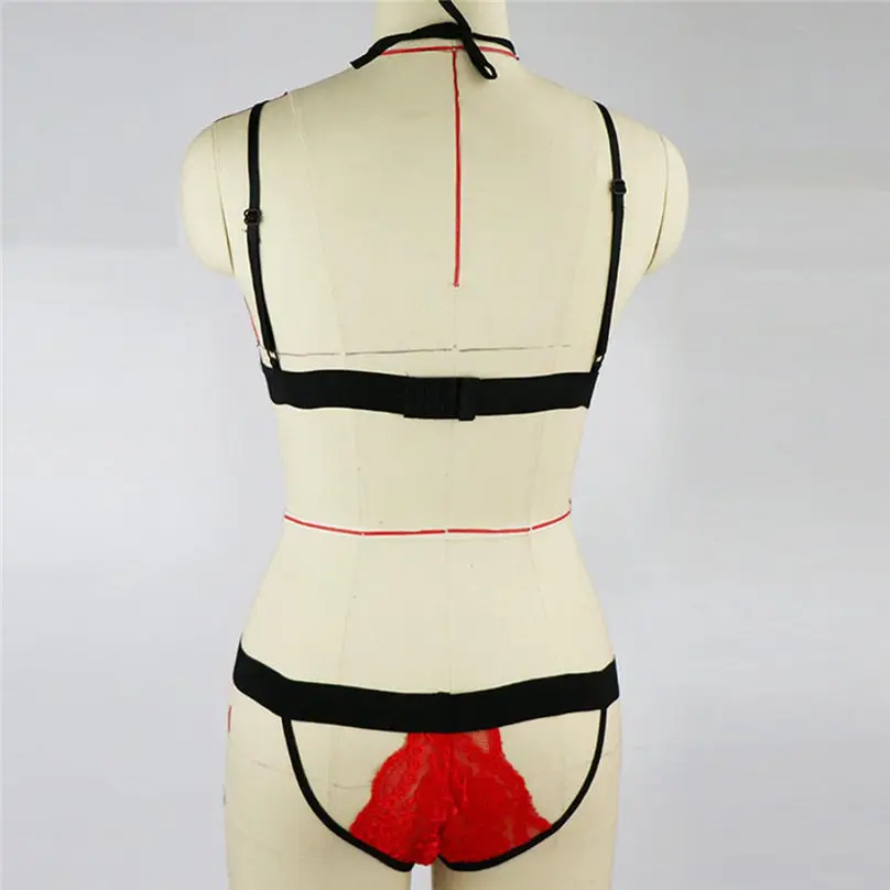 Women Charm Open Bra Sexy Lingerie Lace Babydoll G String Thong Underwear Nightwear lenceria mujer sex shop 3Y17 (12)