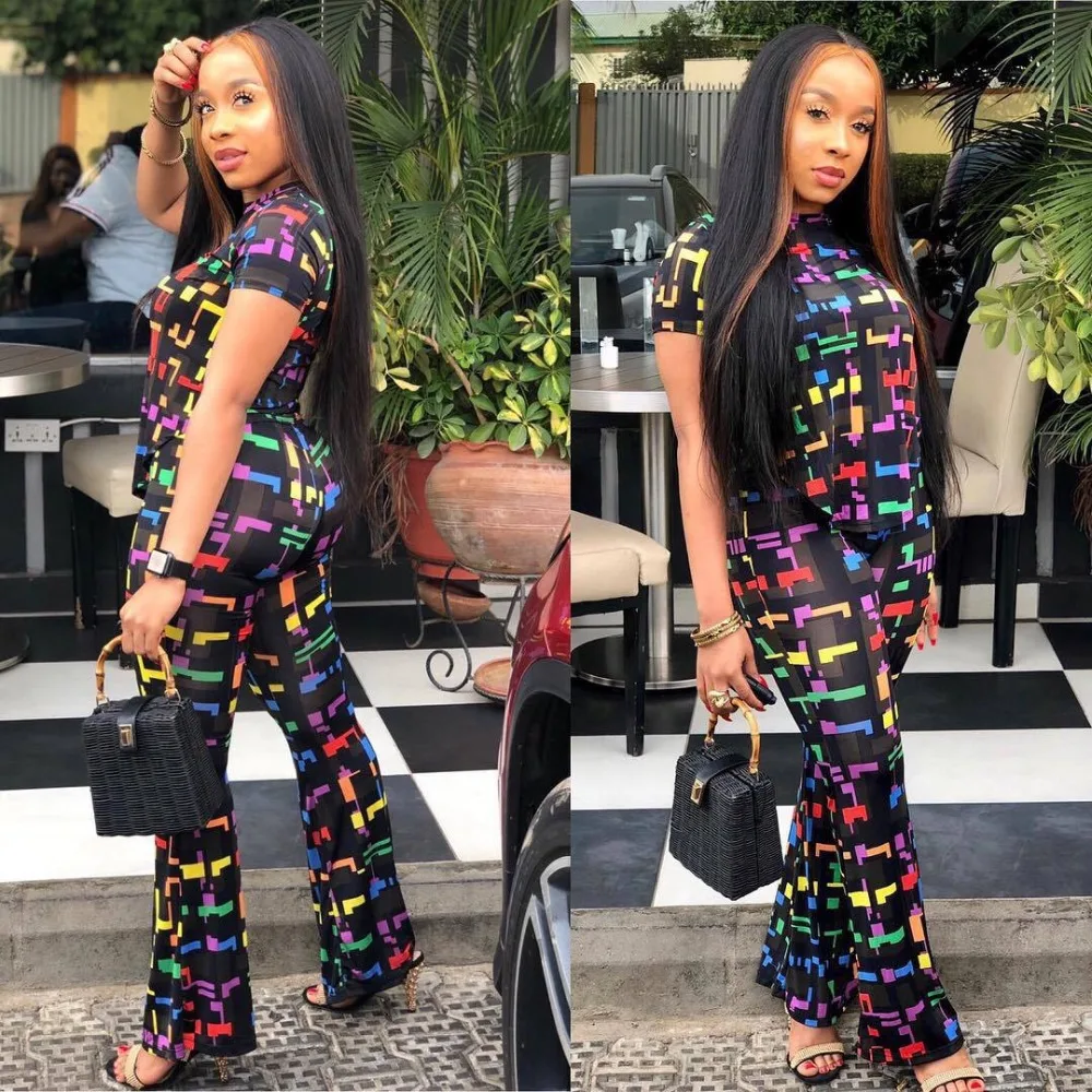 

NEW African LADY STYLE DRESS WITH PANTS/TROUSERS black 2pcs/set