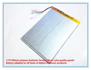 

31100141 Polymer lithium ion battery 3.7 V, 5000mAh CE FCC ROHS MSDS quality certification