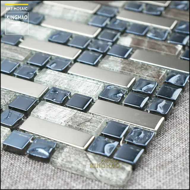 [KINGHAO] galvanoplastia tira azulejo azulejos de mosaico de vidrio