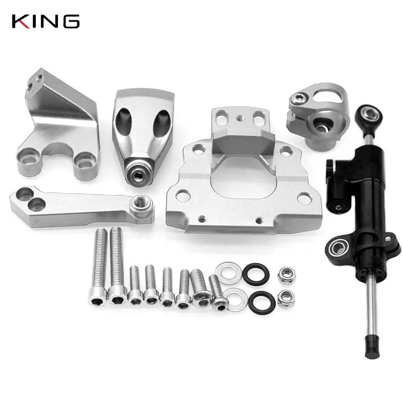 Для KAWASAKI Z650 Z 650 2017 2018 2019 Motocrycle аксессуары CNC уличный велосипед рулевой демпфер