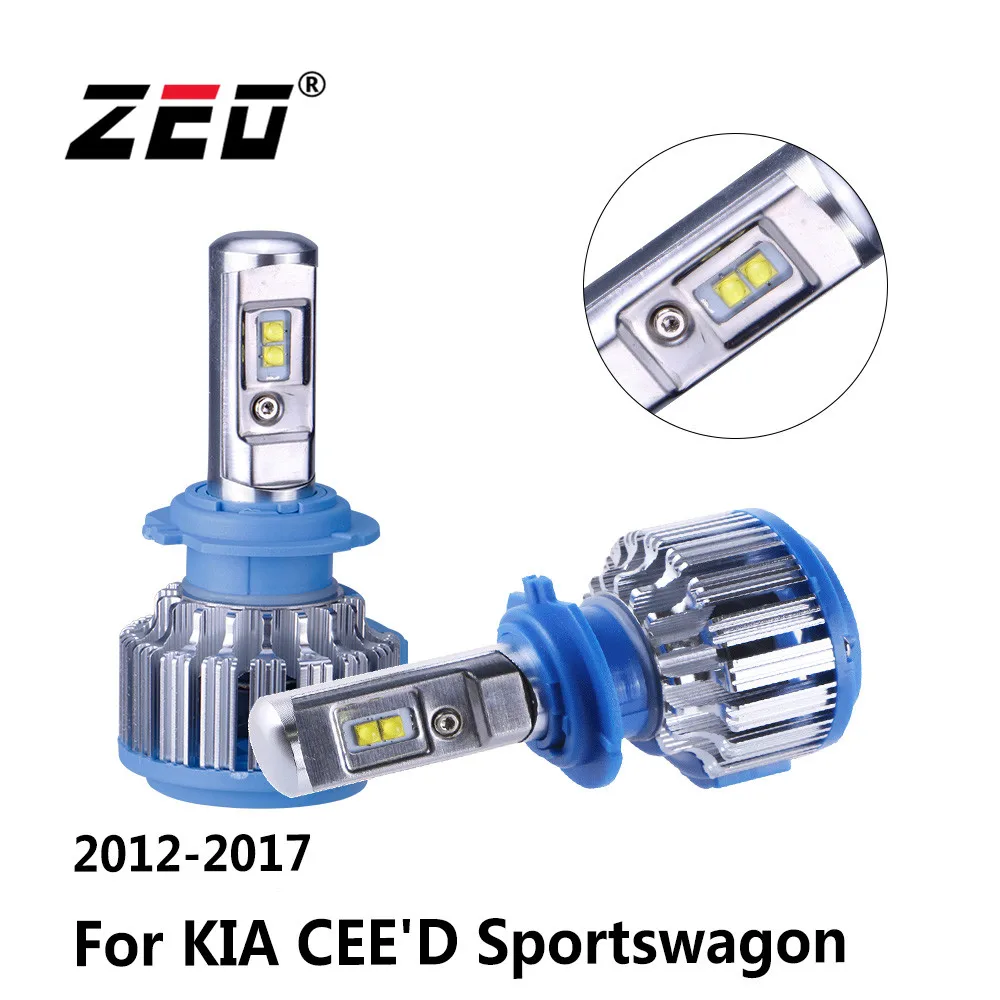 For Kia CEE'D Sportswagon 2012 2017 6000lm Super Bright H7 Led Car