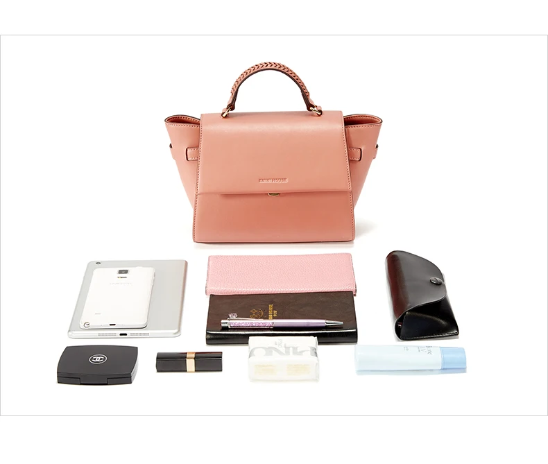 EMINI HOUSE трапециевидная сумка с вязаной ручкой, сумка через плечо, спилок, кожаные сумки через плечо для женщин, роскошные сумки, женские сумки, дизайнерские